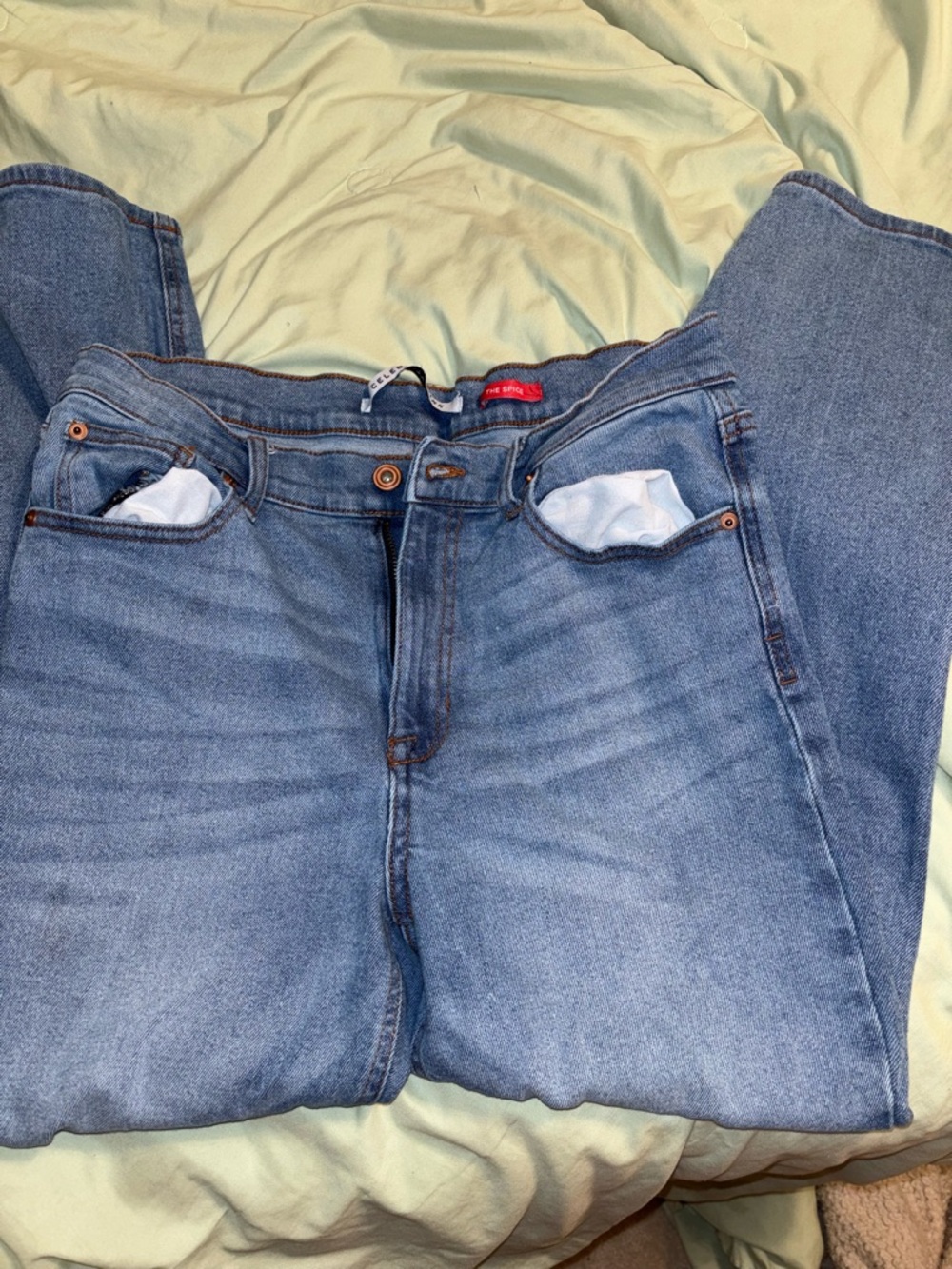Celebrity Pink Light Blue Straight Leg Jeans